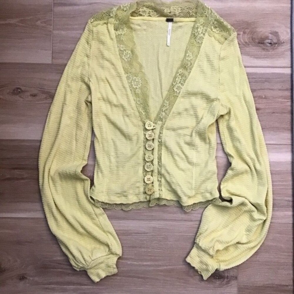 Free People “Run With Me” Cardi/Top S